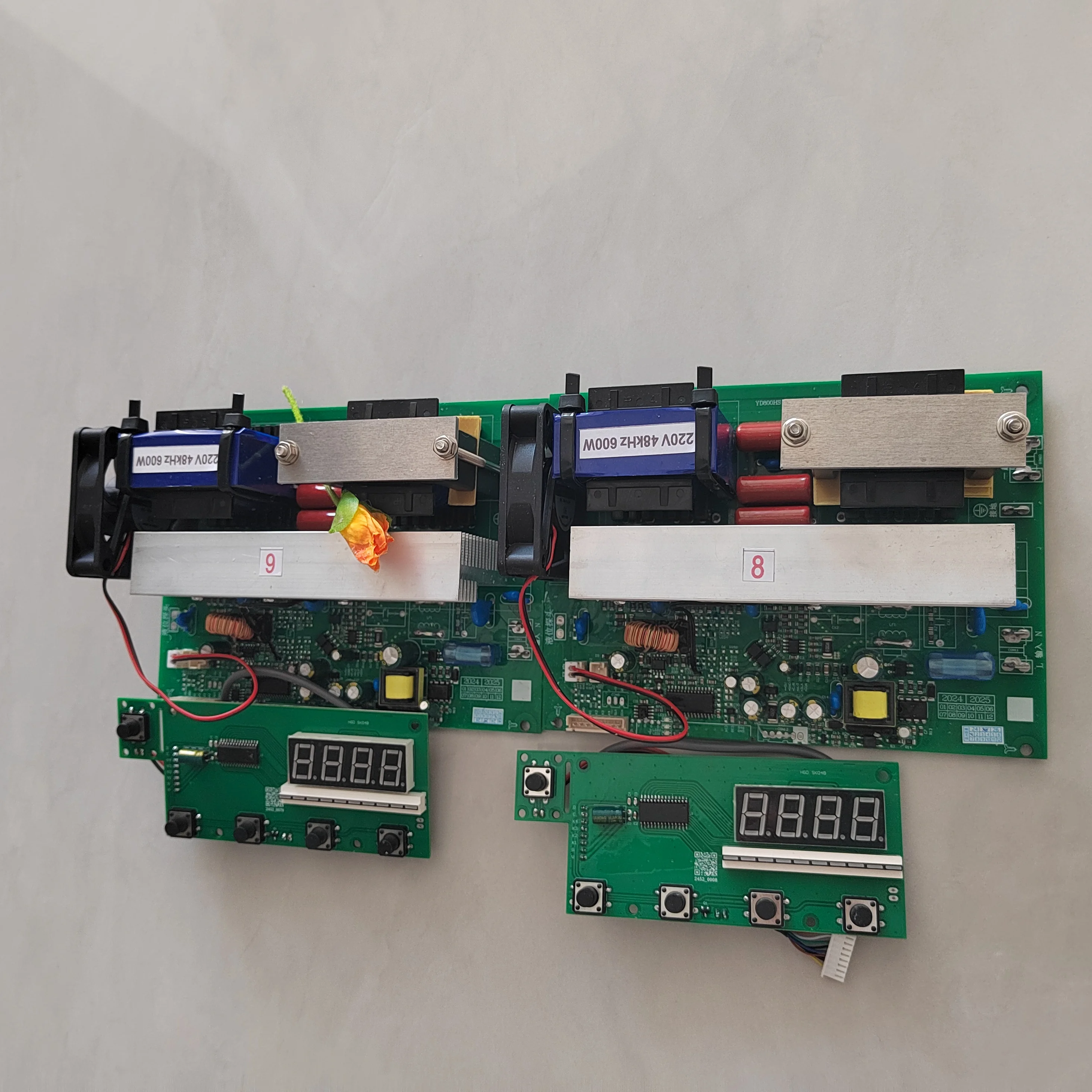 40KHZ 200W-900W PCB Type Ultrasonic Generator With Display Board Timer and Power Adjust