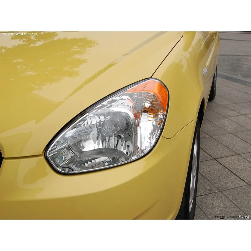 For Hyundai Accent 2006-2010 Car Accessories headlight assembly yellow white headlight high beam turn signal low beam beam light