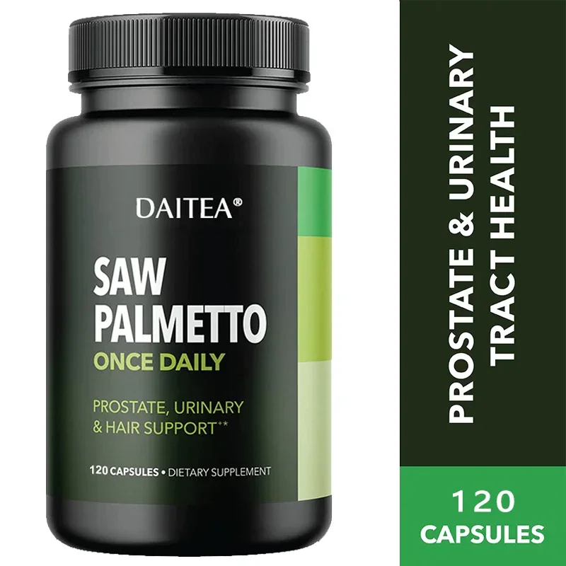 Saw Palmetto Supplement - Helps Urinary Tract Health, Reduces Urinary Frequency, Prevents Hair Loss, Supports Prostate Health