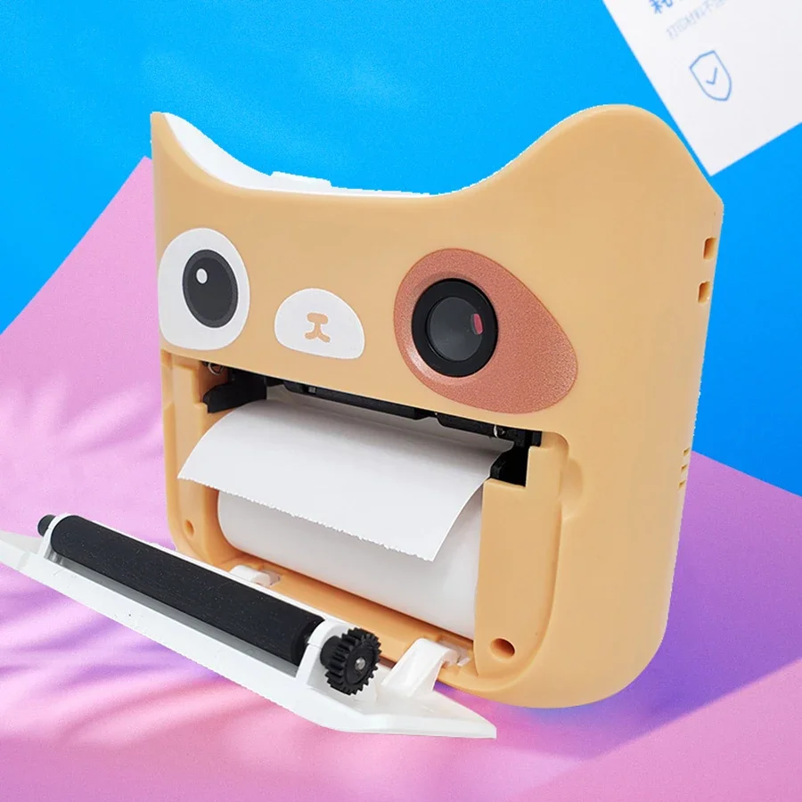 Cute Puppy Instant Print Photo Camera Toys For Kids Professional Children's Instantane Camera Digital Video Camera With Print