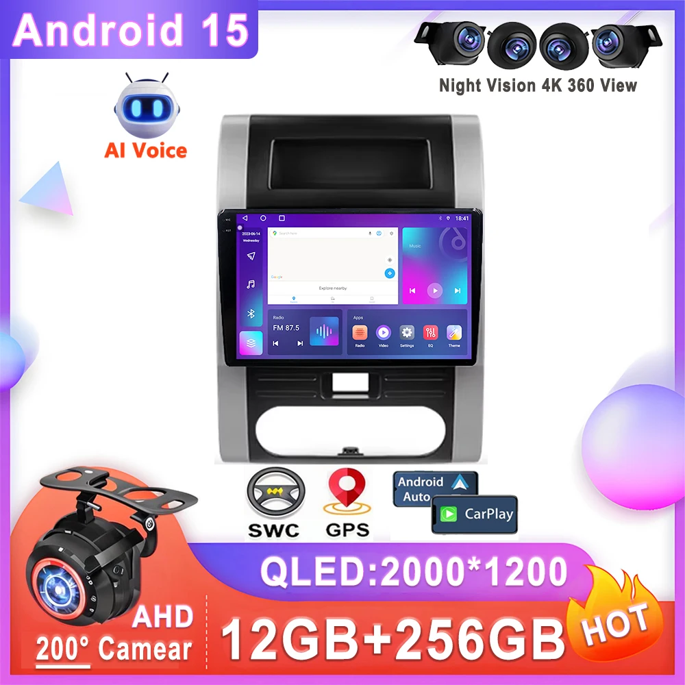 

Android 15 For Nissan X-Trail X - Trail X Trail 2 T31 2007 - 2015 Car Radio Navigation BT Stereo Head Unit Multimedia Player GPS