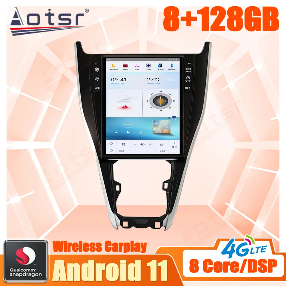 

Android 11 For Toyota Harrier 2013-2019 Car Multimedia Radio Stereo Player GPS Navi Head Unit Qualcomm Snapdragon Carplay 1 Din