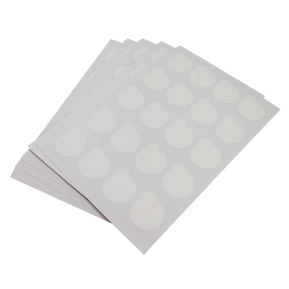 

100 pcs Eyelash Glue Palette Stickers Disposable Adhesive Dots For Lash Extension Small Size Per Piece 5 Packs Makeup