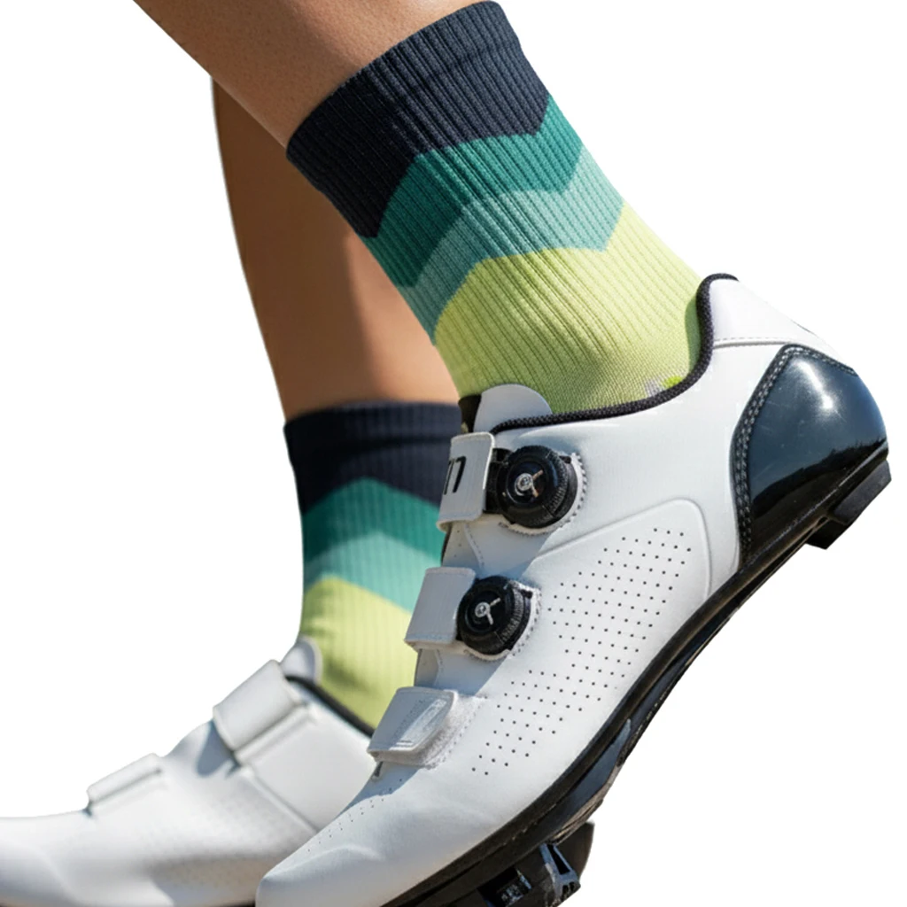 

Велосипедные носки для мужчин и женщин. Дышащие спортивные носки до щиколотки. Нескользящие влагоотводящие велосипедные носки.