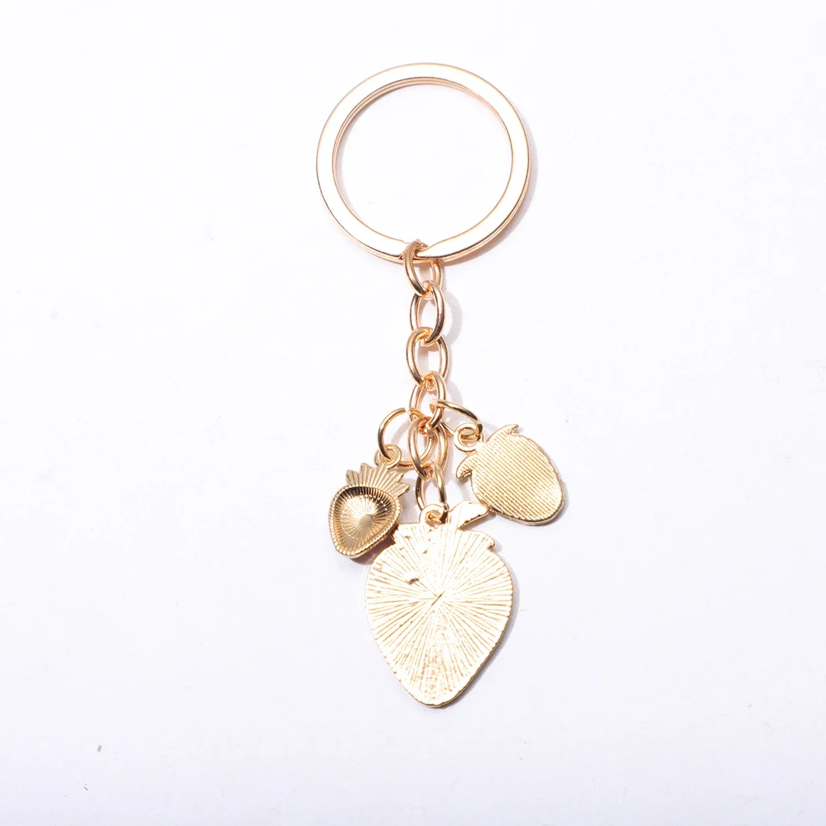 New, fruit series personality cute key ring, stylish strawberry INS key ring gifts