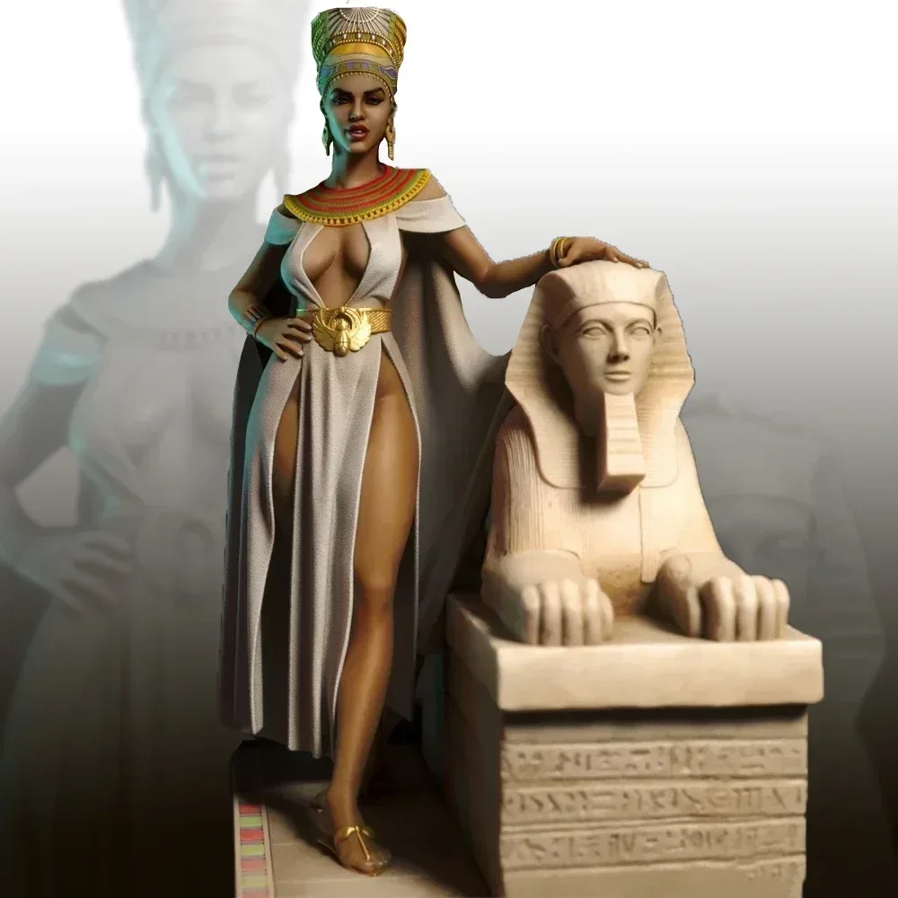 Nefertiti 75 mm Resin-Modellbausatz, Maßstab 1:24, Figurenmodellbausatz, unbemalte Bausätze, Plastikmodellbausatz A236