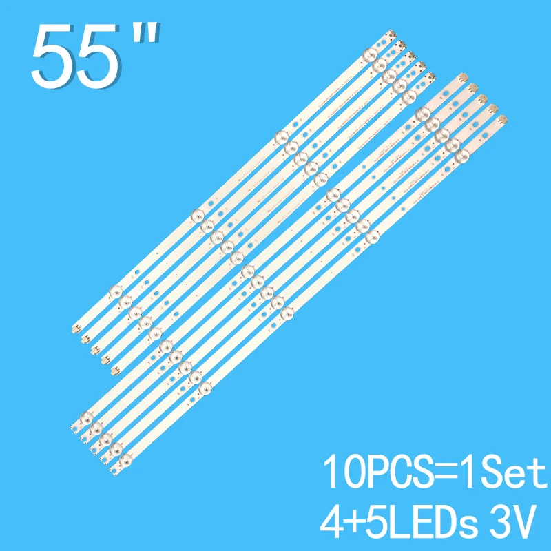 Faixa de luz de fundo LED para TV 55 ", TV, 55Pug651, 55PUF7065, T3, 55HUF6933, T3, 55PUF6033, 55U7085