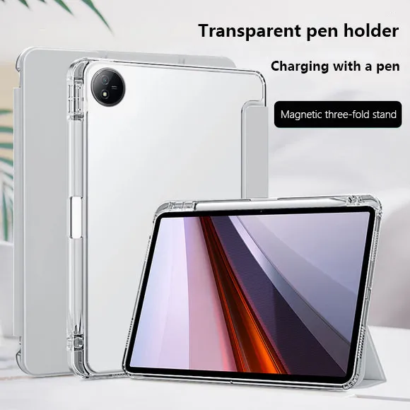 

Transprent Soft TPU Tablet Case For Huawei MatePad Mini 8.8 2025 With Pencil Holder Cover