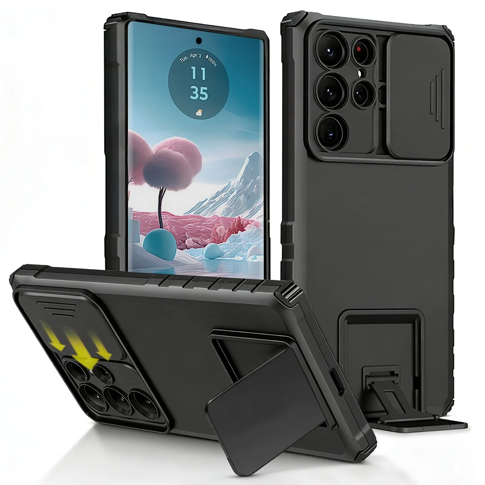 Shockproof Case For Samsung S26 Ultra S25 A57 A37 A17 Pull S