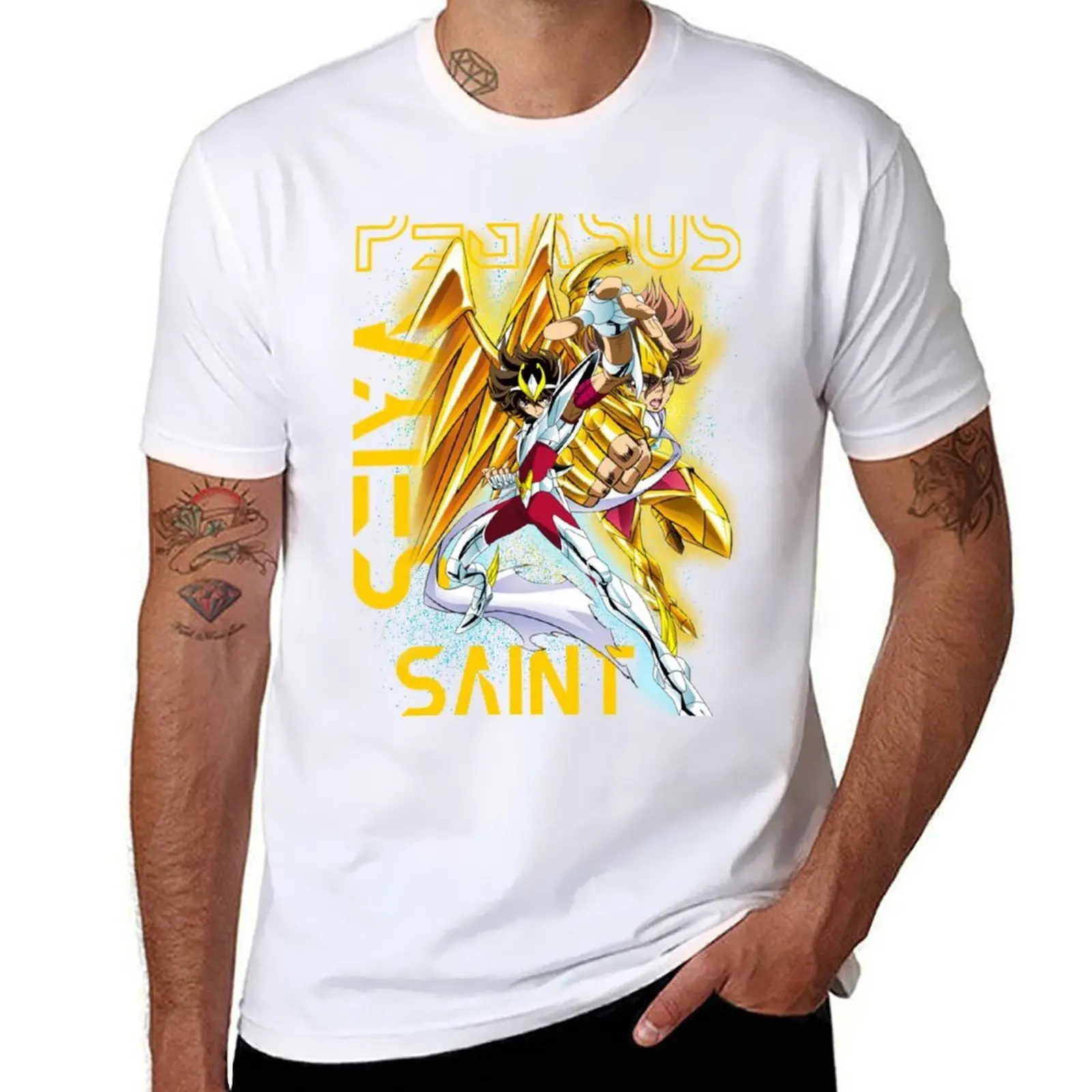 

SAINT SEIYA KNIGHTS OF THE ZODIAC T-Shirt man t shirts graphic t shirt personalised printed t shirts for man T-Shirt