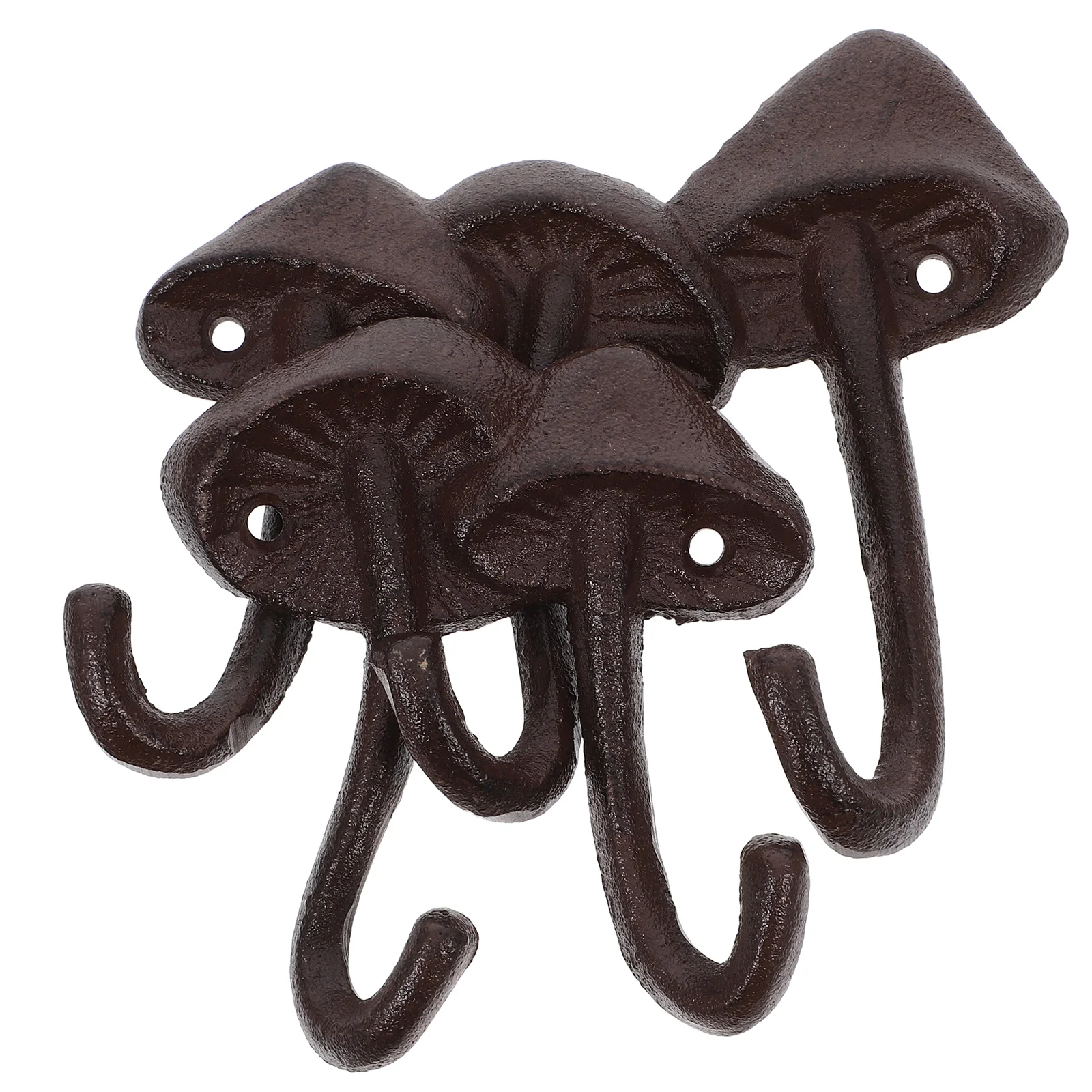 

Cast Iron Mushroom Hook Retro Wall Hooks Cute Key for Coat Hanger Bag Purse Bathroom Hanging Coats Metal Clothes Rack Hangers