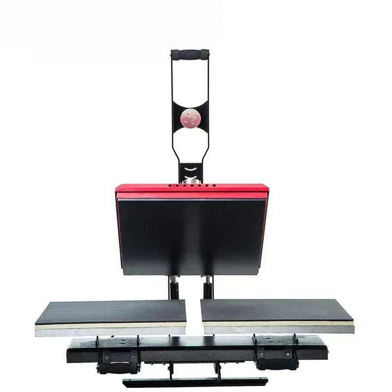 Multi-Function Heat Press Machine Pull-Out Dual-Station Magnetic Heat Press Machine Efficient and Safe T-Shirt and Bag Printing