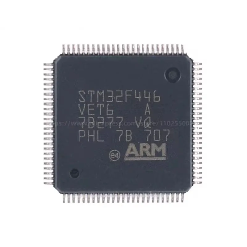 STM32F446 STM32F446RCT6 STM32F446RET6 STM32F446VET6 STM32F446ZET6 LQFP-64/100/144 SMD IC Microcontroller ARM MCU