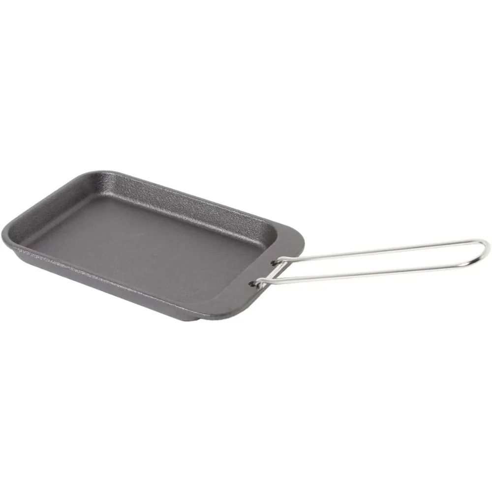 

Stag Captain UM-2403 Large Compact Cast Iron Griddle, Pre-Seasoned, with Handle, Black