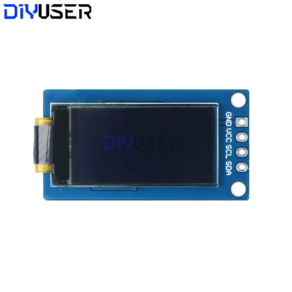 Écran OLED 0.96 pouces 64x128 SSD1107 SPI I2C, écran Vertical blanc pour Arduino Raspberry Pi ESP32