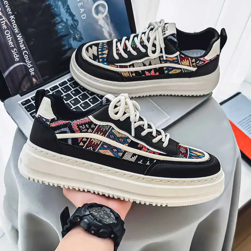 

Low Height Up Red Sneakers Basketball White Loafers Men Black And White Shoes Man Sports Vzuttya Tenid Sapatos Flatas Order