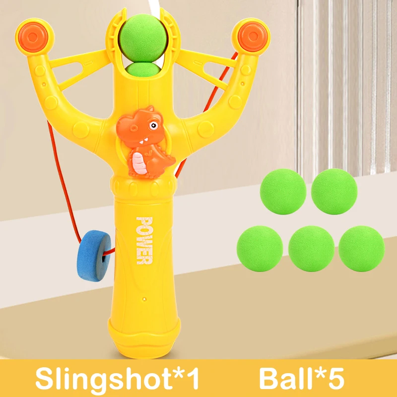 Children's Dinosaur Slingshot Toys Soft Bullet Launcher Parent-child Outdoor Sports Safety Shooting Game Kids Adult Party Gifts