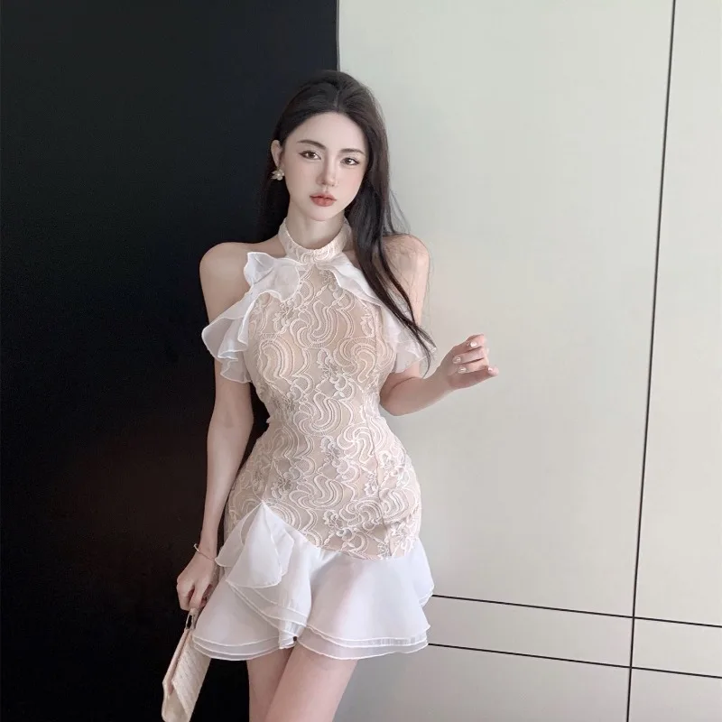 تنورة Ele Lace ter Ne ort Dr Slimming مثيرة وعصرية لصيف 2025 وصلت حديثًا للسيدات قسط Faion Dr