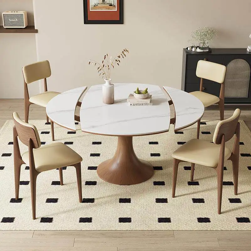 Round Decoration Dining Table Universal Modern Nordic Mahjong Cheap Computer Dining Table Writing Juegos De Comedor Home Decor