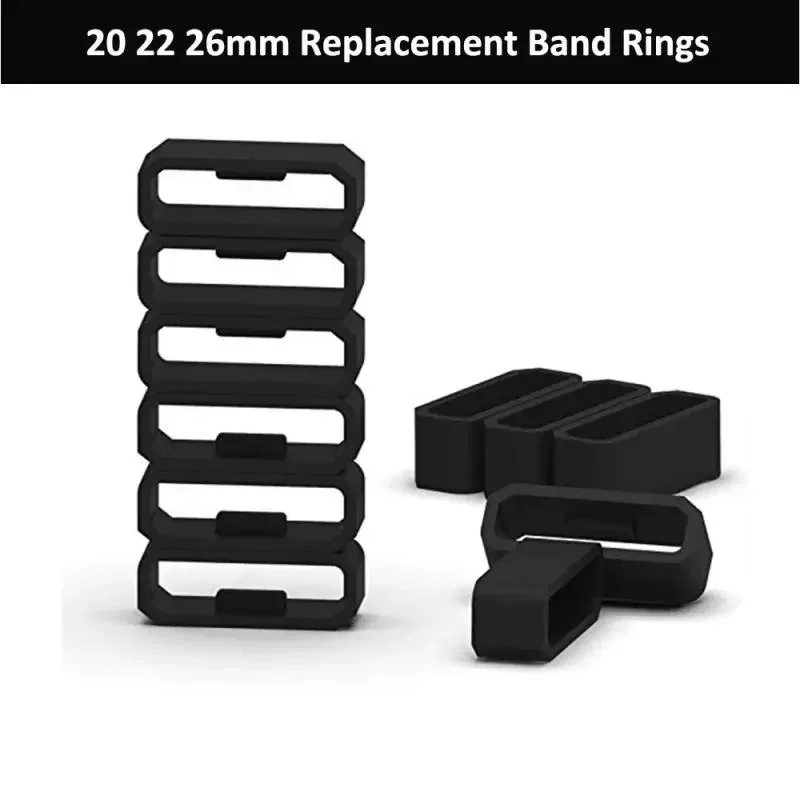 Fenix Replacement Smart Watch Strap Smartwatch Band Keeper Loop Security Retainer Ring For Garmin Fenix 6 6X 6S Pro 5 5X 5S Plus