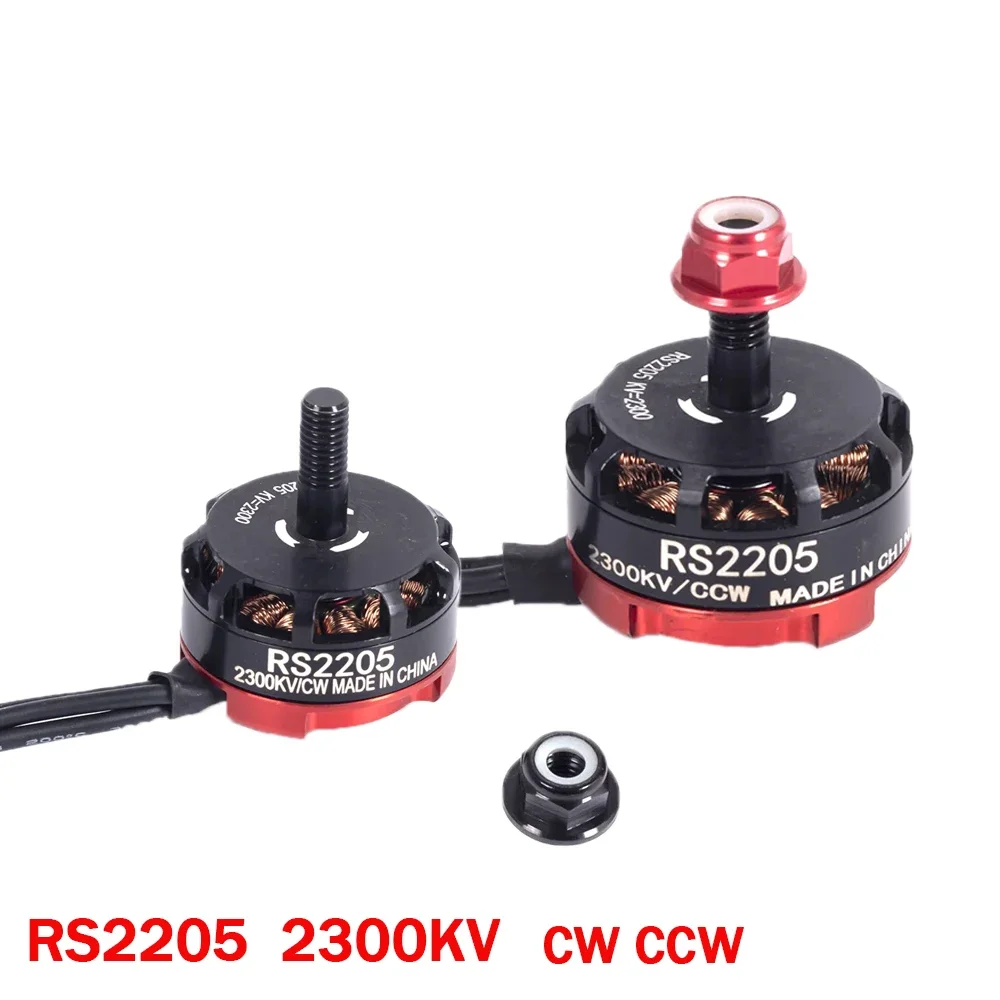 RC RS2205 2300KV CCW CW Brushless Motor For 2-6s 20A/30A/40A ESC FPV RC QAV250 X210 Racing Drone Multicopter