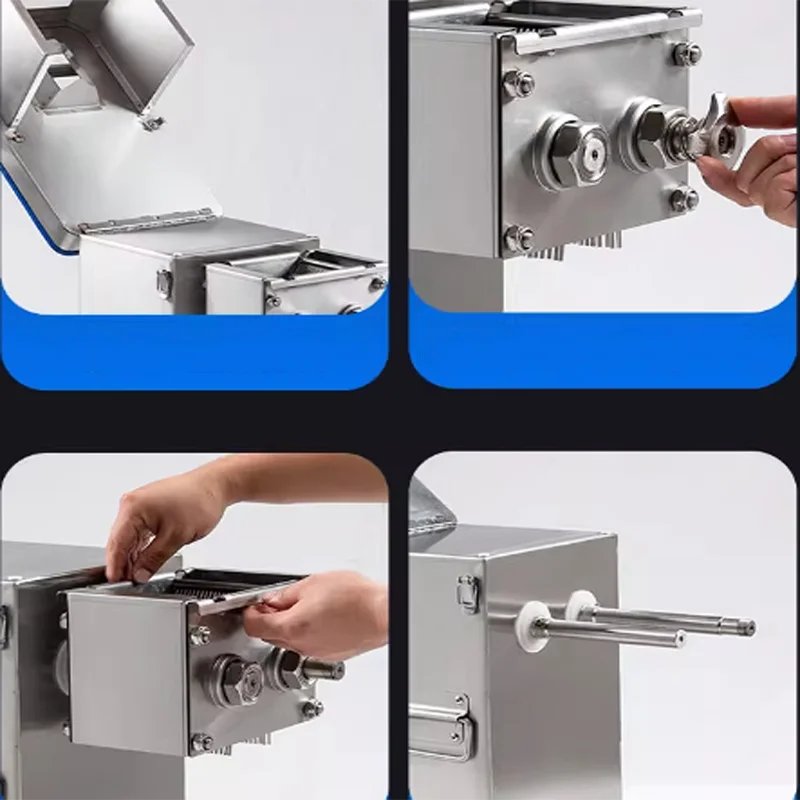 

Электрическая коммерческая мясорезка из нержавеющей стали для нарезки свежего мяса