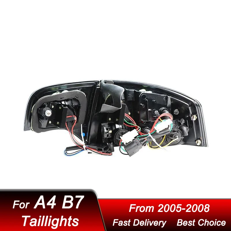 Car Tail Lights For Audi A4 B7 2005-2008 to new style full LED Tail Lamp Dynamic Turn Signal Light Tail Lamp Assembly