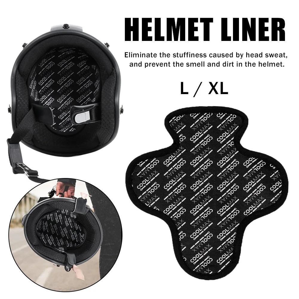 Removable and washable motorcycle helmet inner liner and breathable quick-drying sweat-absorbing cushion sponge