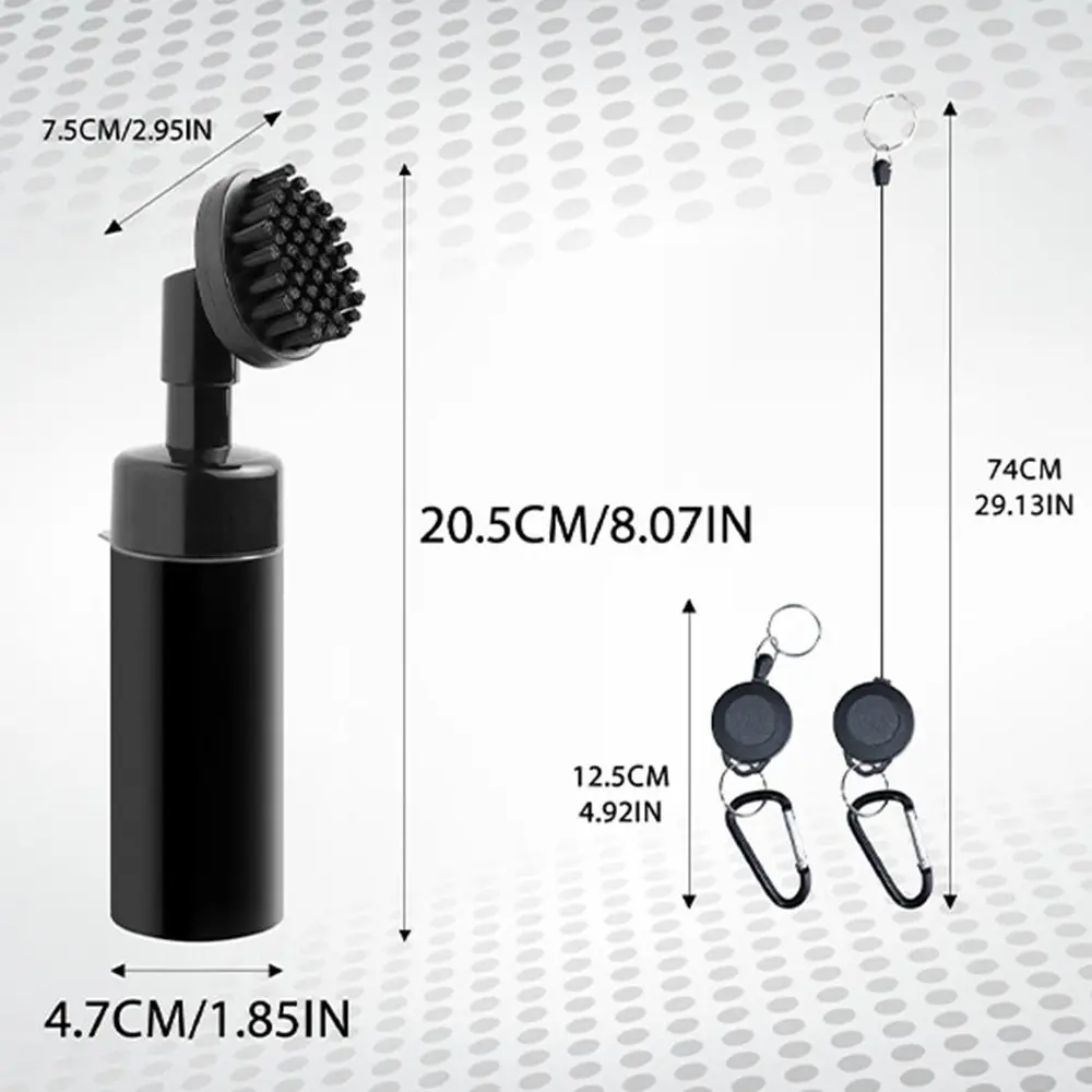 مانعة للتسرب نادي الغولف الأخدود فرشاة المياه فوهة تصميم الصحافة نوع نادي الغولف رئيس تنظيف فرشاة المحمولة