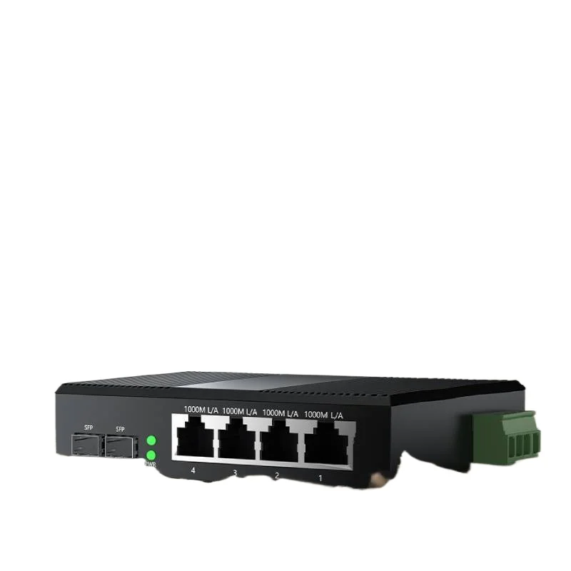 

Industrial ring network dedicated switch 2 optical 4 electricity 8 electricity monitoring transceiver