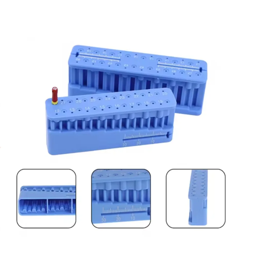 

1Pc Dental Autoclavable Endo Block Stand Ruler Dentist Instrument Ruler Product Equipment Mini Measuring Block Gutta Percha