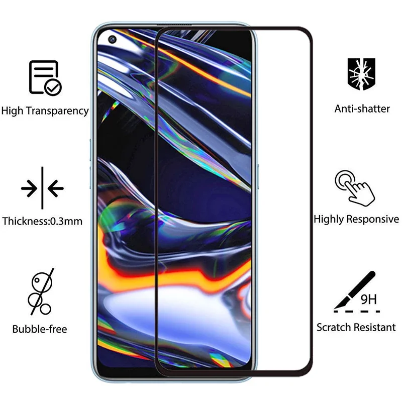 tempered glass for realme 7 pro case cover on realme7pro 7pro phone coque bag realmi reame relme ralme realmy real me mi realm