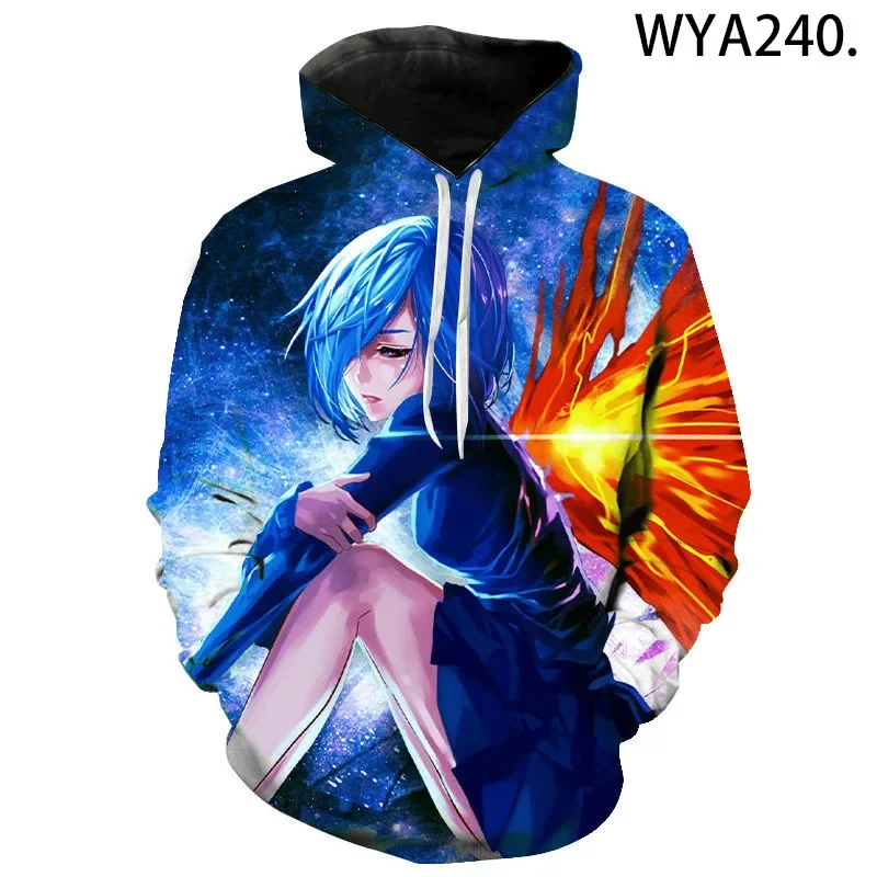 Tokyo Ghoul-Sudadera de Kaneki Ken para hombre, chaqueta bidimensional de anime, Jersey periférico, ropa de otoño e invierno