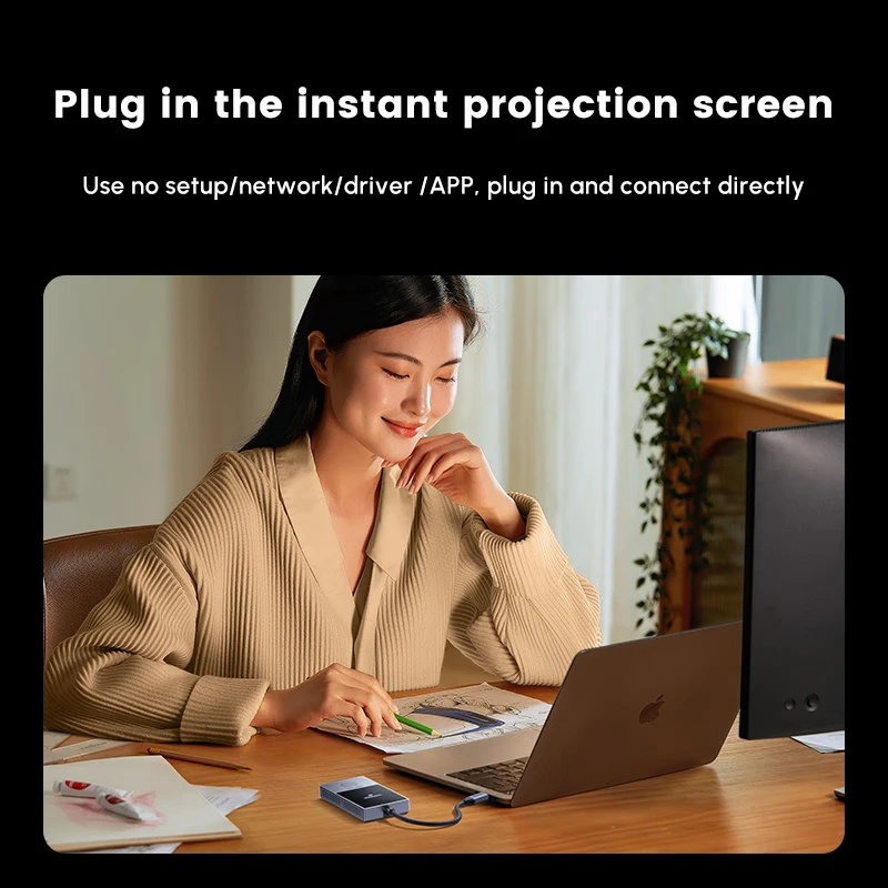 UGREEN اللاسلكية HD-MI موسع جهاز إرسال واستقبال الفيديو عدة 5G 30M ينقل عرض دونغل للتلفزيون الكمبيوتر PS5/4 مراقب