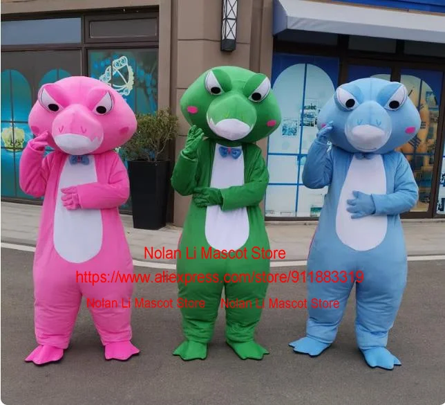

Newly Customized Crocodile Mascot Costume Walking Role-Playing Cartoon Anime Birthday Party Decoration Prop Set Adult Gift 791