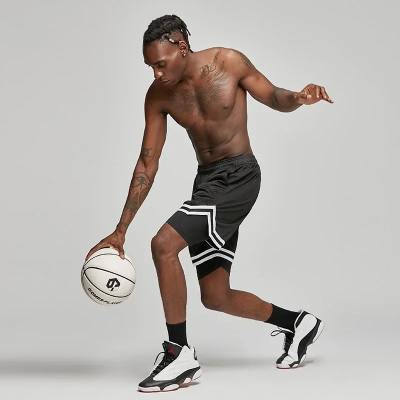 Fake Two Basketball Shorts Loose American Anti-light Men Women Ball Pants Summer Quasi-training Running Sports Five-point Pants