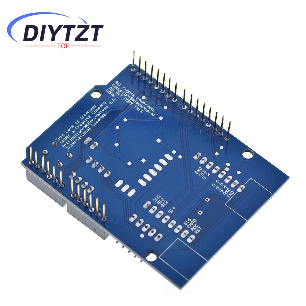 DIYTZT ESP8266 ESP-12E UART WIFI Wireless Shield Development Board For Arduino UNO R3 Circuits Boards Modules ONE