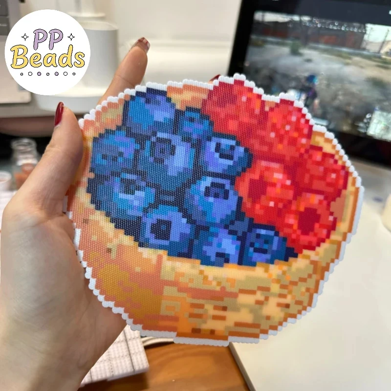 

1000pcs 2.6mm Hama Perler Fuse Beads Set, DIY Craft Materials for Gifts, Calming Anxiety Relief Beads, Preschool Kindergarten C