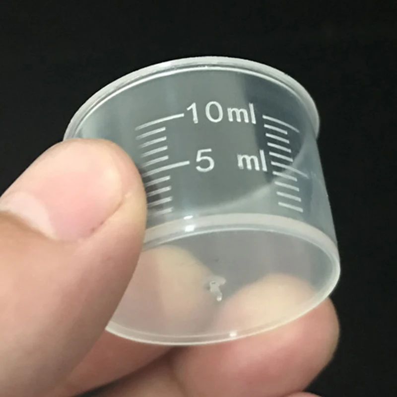 20Pcs 10ml Silicone Measuring Cup Non-stick Silicone Measure Cup DIY Jewelry Making Tool Epoxy Resin Cup Mixed Measure