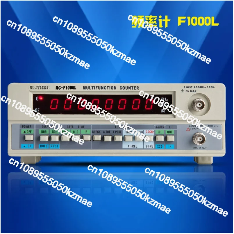 Genuine Zhaoxin HC-F1000L Frequency Meter 1G Frequency Crystal Signal Counter Test 8-bit LED Display