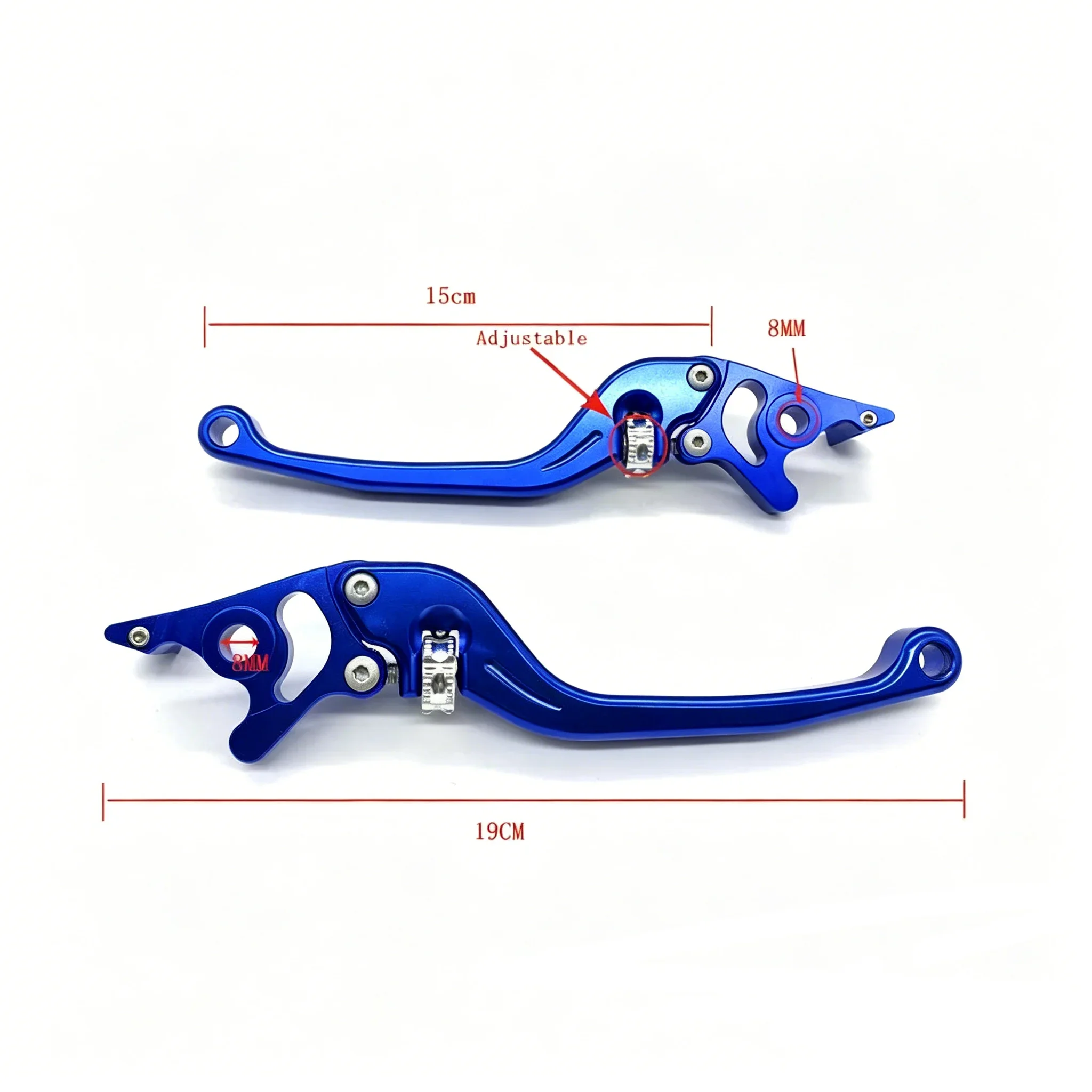 Motorcycle Handle Universal CNC Aluminum Adjustable Hydraulic Racing Brake Clutch Lever Set Fit for Yamaha Kawasaki Suzuki Honda