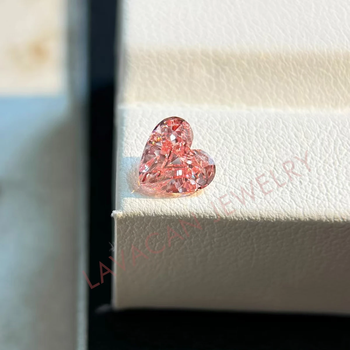 0.5-5.0carat Pink Heart Shape Lab Grown Diamond IGI Certified Vivid Pink Lab Diamonds CVD/HPHT Loose Diamond For Valentine Gift