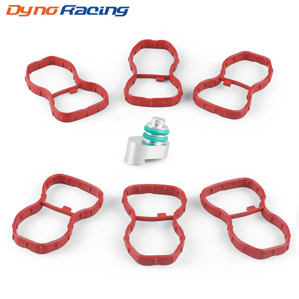 Intake Manifold Swirl Flap Blanking Plug + Gasket Set Kit for BMW N57N N57Z 3.0d