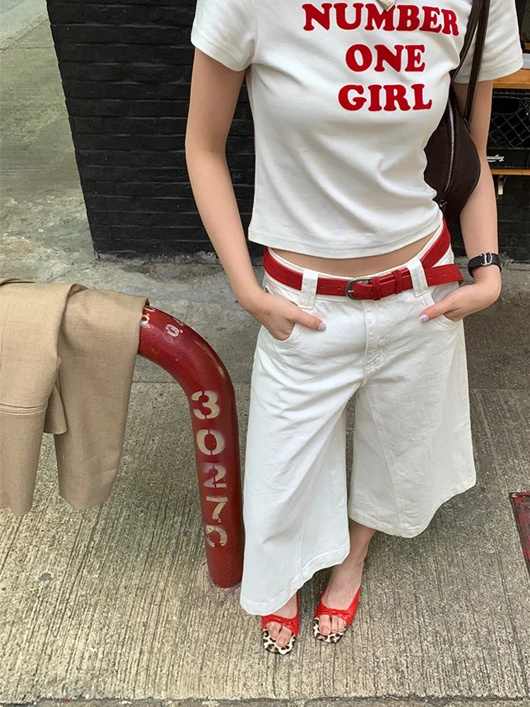 T-shirt à manches courtes pour femmes, haut d'été à col rond, amincissant, décontracté, mode coréenn