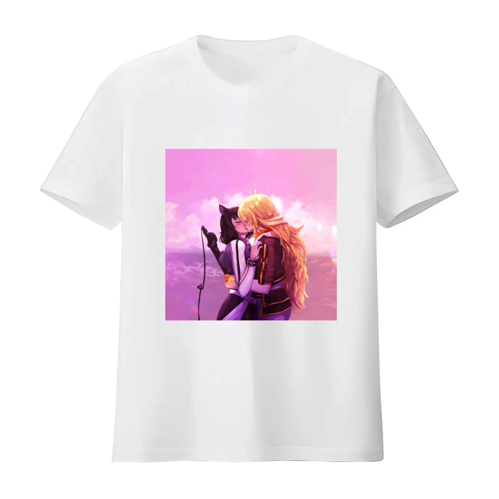 Bee Kiss! T-Shirt Summer Casual Cotton Tee Oversized Streetwear Tops Vintage Graphic Print Loose Fit Short Sleeve