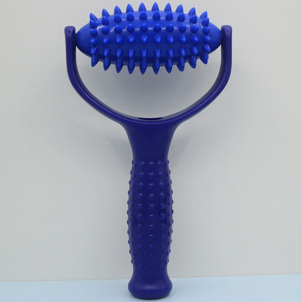 

Muscle Roller Stick Spiked Massage Ball Yoga (Blue) Neck Massager Leg Pvc Body Eye