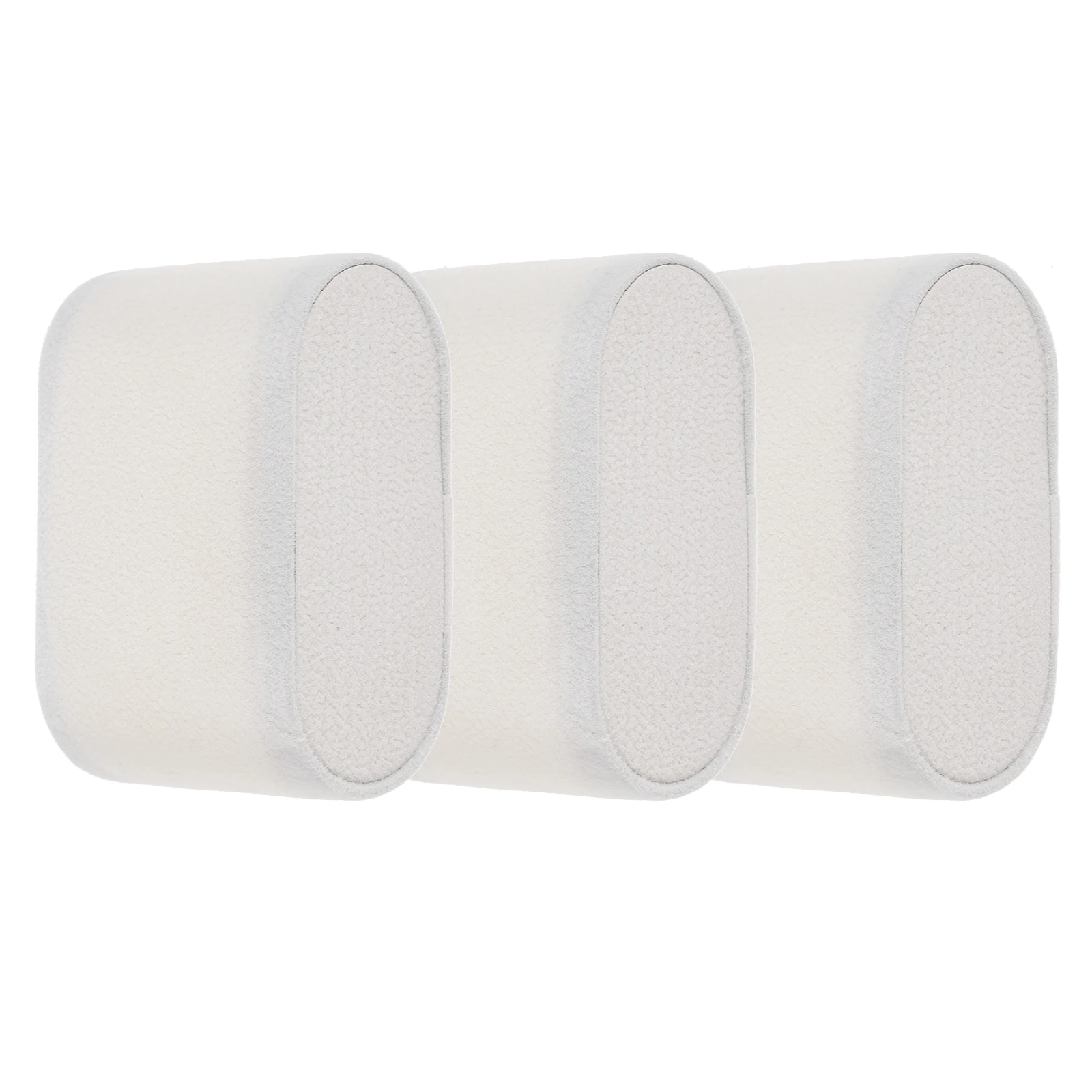 

3pcs Jewelry Display Watch Pillow Sponge Cushion Pearl Fleece Case For Bracelet Bangle Chain Holder Protection Stand Pillow