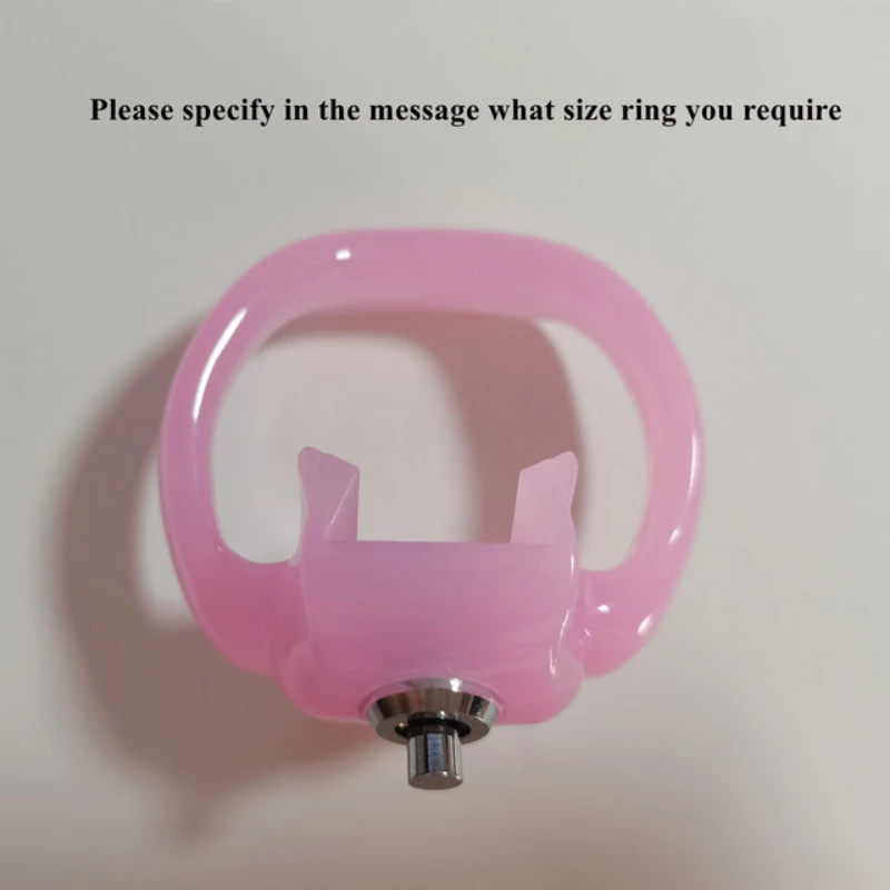 HT-V5 Tri-color Chastity Cage Accessories Male Lightweight Resin Chastity Lock 5 Size Penis Rings Cock Cage Sex Toys For Men 18+