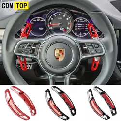 Pagaia del cambio al volante dell'auto per Porsche Panamera Macan Cayenne Carrera 911 718 991 Spyder 918 Cayman Gear Extend Shifters