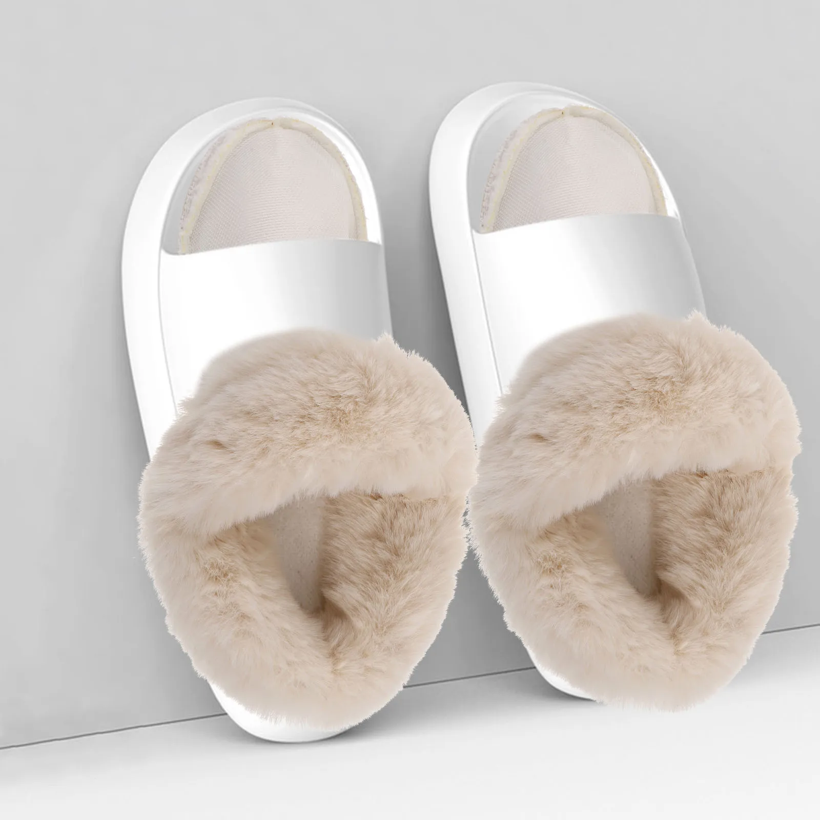 

Comfortable Warm Fleece Cotton Cover Thick Washable Stockings-Baibaibai-42-43)